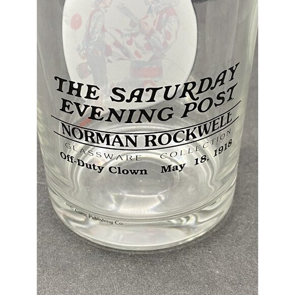 Vintage Norman Rockwell Saturday Evening Post On The Rocks Glasses Set‎ of 3 - Picture 11 of 13